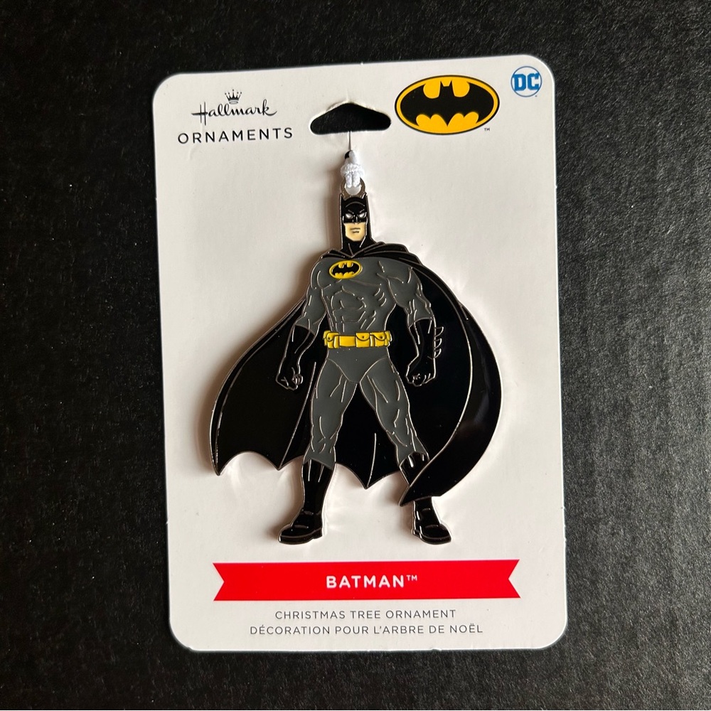 Batman DC Hallmark Christmas Tree Hanging Ornament Superhero Comics Holiday